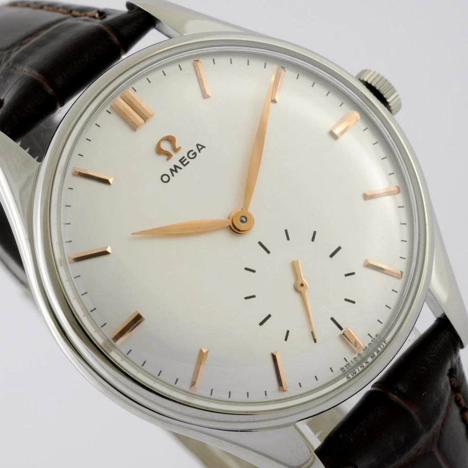 WONDERFUL OMEGA REF 2505 MANUAL WIND OVERSIZE VINTAGE DRESS WATCH FROM 1950 - image 1 of 4