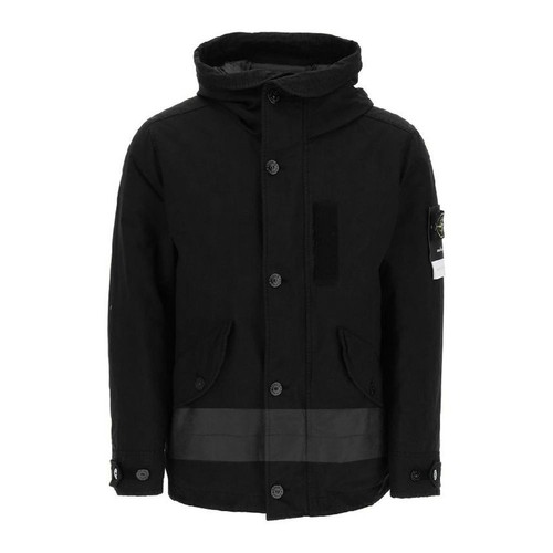 Stone Island Stone 22FW Stemma David TC Giacca imbottita con cappuccio Nero 771541349