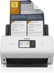 Brother ADS-3300W 24 bit 600 x 600 dpi Wireless High-Speed Desktop Scanner - Picture 1 of 4