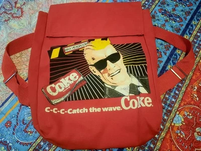 Mochila rara vintage Max Headroom Coca-Cola - Imagem 1 de 4