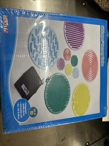 Silishapes Cerchi Sensoriali Set di 10 Dischi Silicone Texturizzati Nuovi - Foto 1 di 2