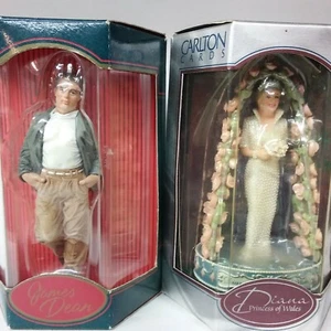Lot of 2 HEIRLOOM COLLECTION 1 DIANA PRINCESS OF WALES & 1 JAMES DEAN - Picture 1 of 5