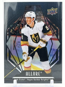 Jack Eichel 2022-23 Upper Deck Allure Black Rainbow #80 Vegas Golden Knights - Picture 1 of 2