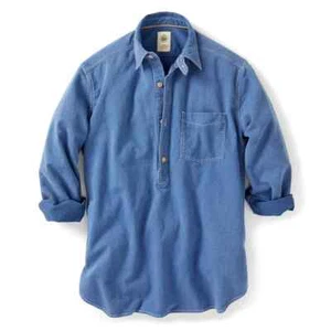 The Territory Ahead Island Indigo Popover Shirt Men's Large New NWT 40% off! - Picture 1 of 1