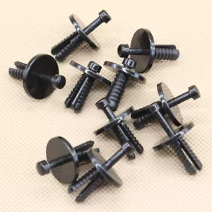 10pcs Plastic Rivet Retainer For BMW E30 E31 E34 E38 E46 E53 X5 E65 E70 E71 E72 - Picture 1 of 4