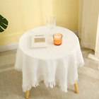 HOMECOOL Square Small Table Cloth - Crochet Tablecloth for Round Coffee Table...