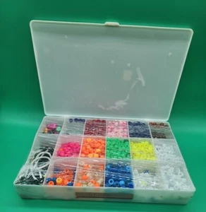 Organizer & Multiple colors beads for jewelery and crafts Lot #F8 - Picture 1 of 3