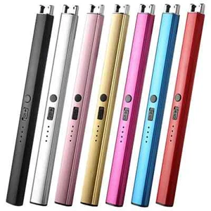 Adjustable Pulse Igniter USB Rechargeable Long Handle Electric Lighter Candle - Picture 1 of 22