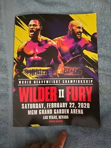 Tyson Fury vs Deontay Wilder 2 Programa Oficial 2020 - Imagen 1 de 2
