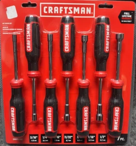Craftsman 7 Piece SAE Screwdriver Nut Driver Set CMHT65081 - Picture 1 of 1