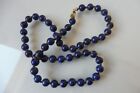 Beautiful, old Chain, Blue Stone - Balls - 333 Gold - Clasp, Ball Chain