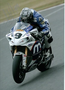 Motorradfahrer BSB Chris Walker handsigniertes Foto Autogramm selten 7x5" AI - Bild 1 von 1