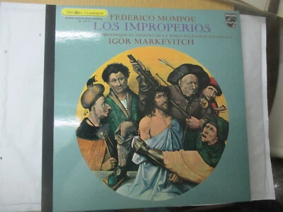 LP 33 T   Federico Mompou Los improperios Igor Markevitch  Orchestre Symphonique - Photo 1/3