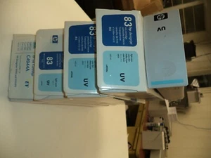HP 83 UV INK LIGHT CYAN C4944A - Picture 1 of 2