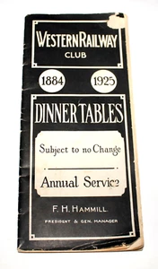 Western Railway Club Annual Service Program Sherman Hotel Chicago 1925 CA2 - Picture 1 of 7