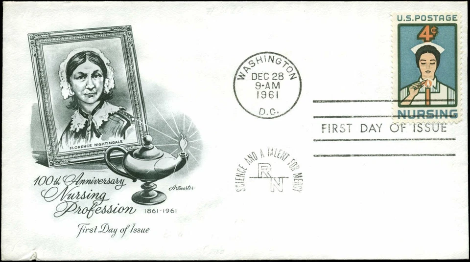 US FDC #1190 Artmaster Cachet Washington, DC Nursing - Image 1 of 1