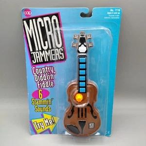 New Sealed NIB 1995 CAP Toys MICRO JAMMERS Country Diddlin' Fiddle Violin Toy - Picture 1 of 12