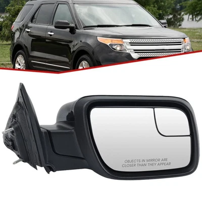 Espejo retrovisor eléctrico para Ford Explorer Sport XLT 2011-2015 lado derecho manual plegable negro Foto 1 de 4