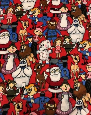 Cobertor de lã clássico Rudolph The Red-Nosed Reindeer MISFIT TOYS lance 52x62 - Imagem 1 de 2