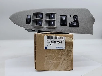 Interruptor de ventana principal original GM NOS ACDelco 2006-09 Chevrolet Chevy Trailblazer Foto 1 de 4