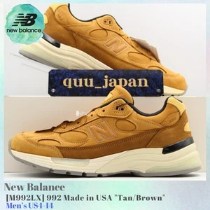 New Balance 992 Made in USA Tan Brown M992LX Men's US4-14 NEW - Picture 1 of 16