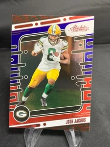 2024 Panini Absolute - Josh Jacobs #38 Blue - Picture 1 of 2