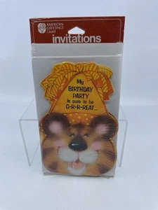 Vintage American Greetings Birthday Invitations New Old Stock - Picture 1 of 5