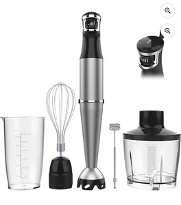 Immersion Blender Handheld Hand Blender 1100W, Trigger Variable Speed 5 in 1 - Picture 1 of 7