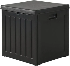 Indoor/Outdoor Storage Box 80L with Lockable Lid for Patio Cushions, Pool Access - Picture 1 of 8