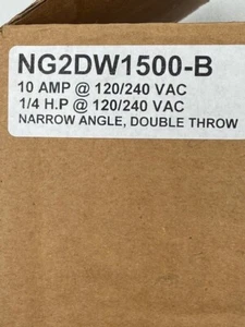 Kele NG2DW1500-B 10 AMP 120/240 VAC Mechanical Float Switch New - Picture 1 of 9