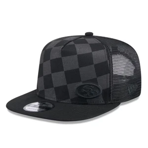 San Francisco 49ers New Era Check Mate 9FIFTY Snapback Hat Cap Men's Trucker New - Picture 1 of 10