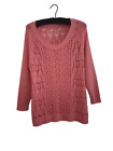 Unbranded Women's Pullover Sweater Coral Long Sleeves Size Large *See Details*