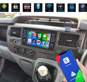 For 2007-2013 Ford Transit Mk7 Android 13 Apple Carplay Radio Stereo GPS 4+64G - Picture 1 of 21