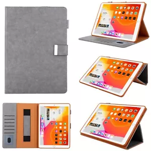 For Apple iPad 10.2" Mini 6/5/4 Air 5/4/3 Pro 10.5"/12.9" Wallet Card Case Cover - Picture 1 of 64