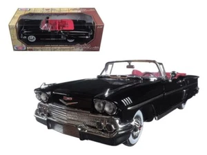 1958 Chevrolet Impala Convertible Black with Red Interior "Timeless Classics" 1/ - Picture 1 of 1