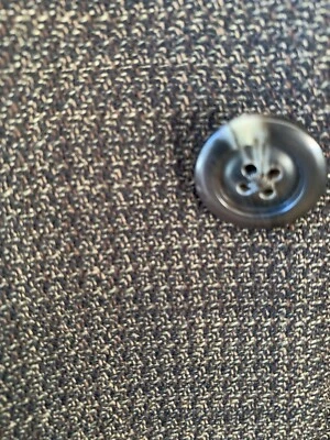 Abrigo deportivo Hart Schaffner Marx oliva negro tostado 3 botones sin ventilación ajuste moderno 38 R Foto 1 de 4