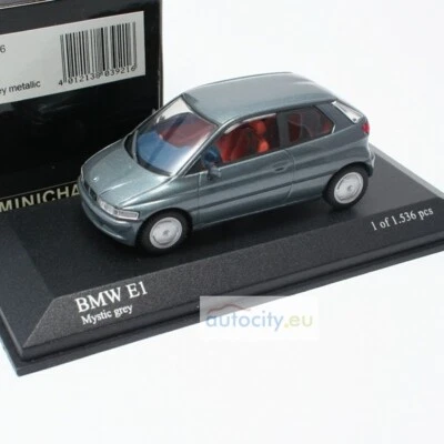 MINICHAMPS BMW E1 MYSTIC GREY METALLIC 430023006 - Immagine 1 di 4