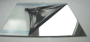 0,8- 2 mm Edelstahlblech V2A1.4301 poliert Edelstahlplatte Größe zur Wahl - Bild 1 von 1