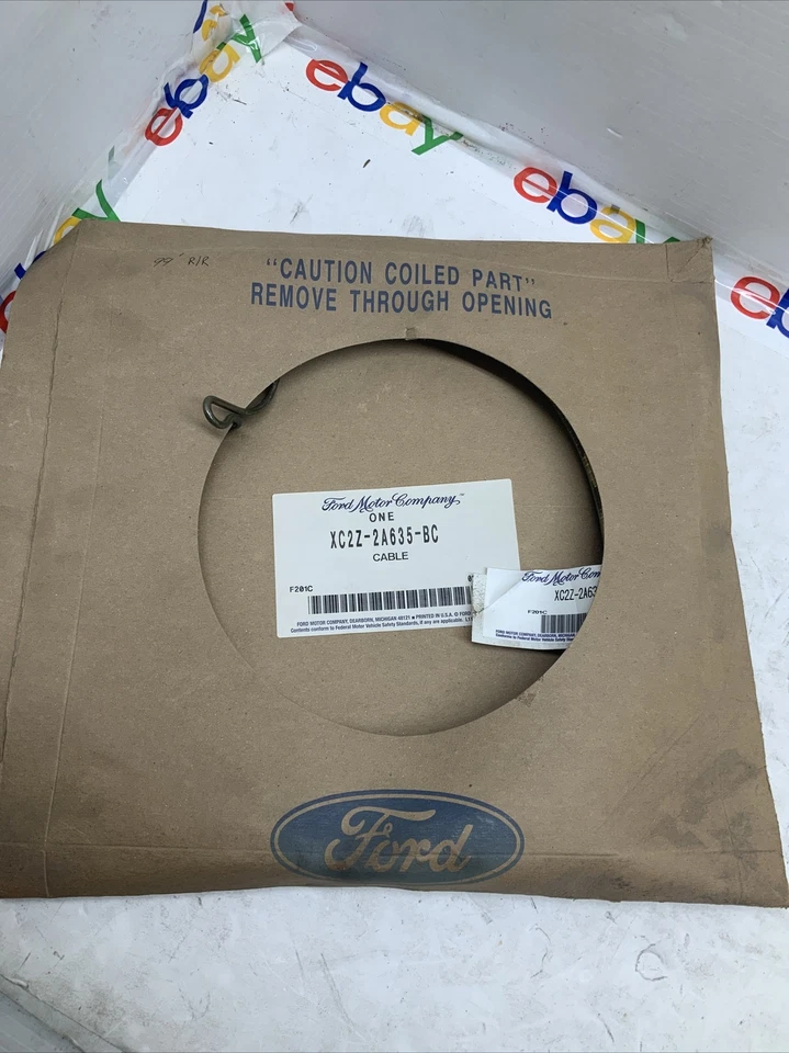 Cable trasero freno estacionamiento Ford OEM 2000 E-350 Econoline Club Wagon XC2Z2A635BC Foto 1 de 4