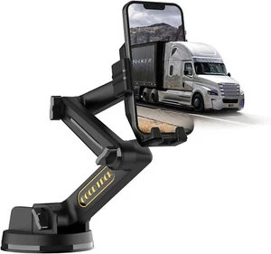 Phone Holder Mount Heavy Duty Truck Car Dashboard Windshield Long Anti-Shake. - Picture 1 of 7