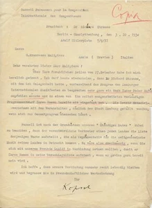 Julius KOPSCH: TLS to Gian Francesco MALIPIERO about Richard STRAUSS (Composers) - Picture 1 of 2