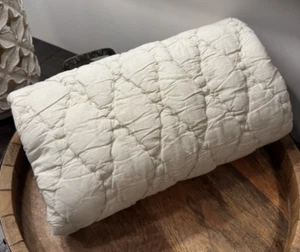 Pottery Barn Cocoon Voile TRAPUNTATO Sham KING - Colore: Lino (beige) Ottimo! - Foto 1 di 4