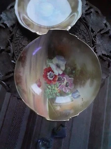 Royal Winton, Grimwades,2 Pieces Footed,bowl And Bottom Handled Plate, Both Mint - Picture 1 of 12