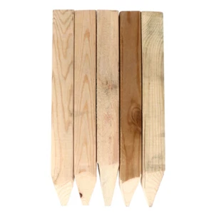 5Pcs Garden Fence Wooden Stakes for Measurement and Decoration - Picture 1 of 8