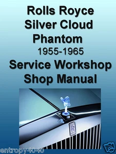 Rolls Royce Silver Cloud I, II, III, Phantom V 1955-1965 SERVICE -6- MANUALS CD - Bild 1 von 2