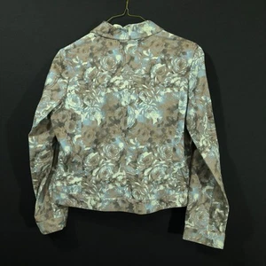 Doncaster Blazer Jacket Size 14 Pink Floral Tapestry 100% Linen Vintage USA - Picture 1 of 7