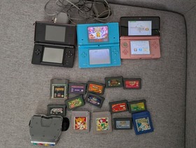 Nintendo DSlite/dsi/3ds Console Lot with games 