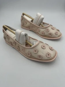 Coach Damen-Ballerinas Blumenmuster Emilia Teerose Netz rosa Größe 7,5 - Bild 1 von 6