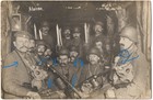 GRABENPANZER STURMTRUPP GASMASKEN HANDGRANATEN VOGESEN LANDSTURM FOTO 1916