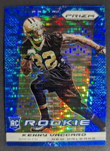 2013 Panini Prizm *Kenny Vaccaro* Blue Pulsar Prizm RC ROOKIE Saints #255 - Picture 1 of 7